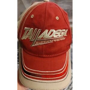 Vintage Talladega Superspeedway NASCAR Adjustable Racing Hat Baseball Style Cap